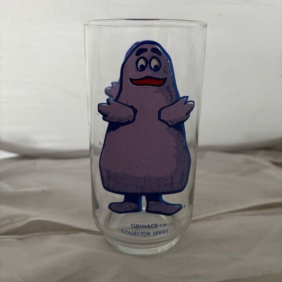 McDonald’s Vintage 1970’s Grimace Collector’s Series Glass - Picture 1 of 6